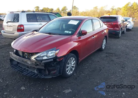 2017 Nissan Sentra Sv z USA, uszkodzony, nr VIN 3N1AB7AP4HY255905